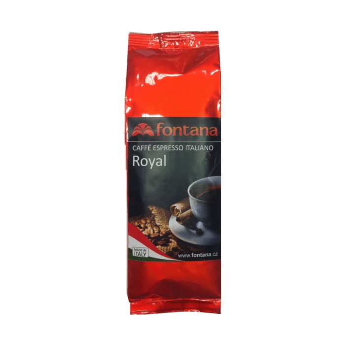 Káva Fontana Italiano zrnková 250g Royal